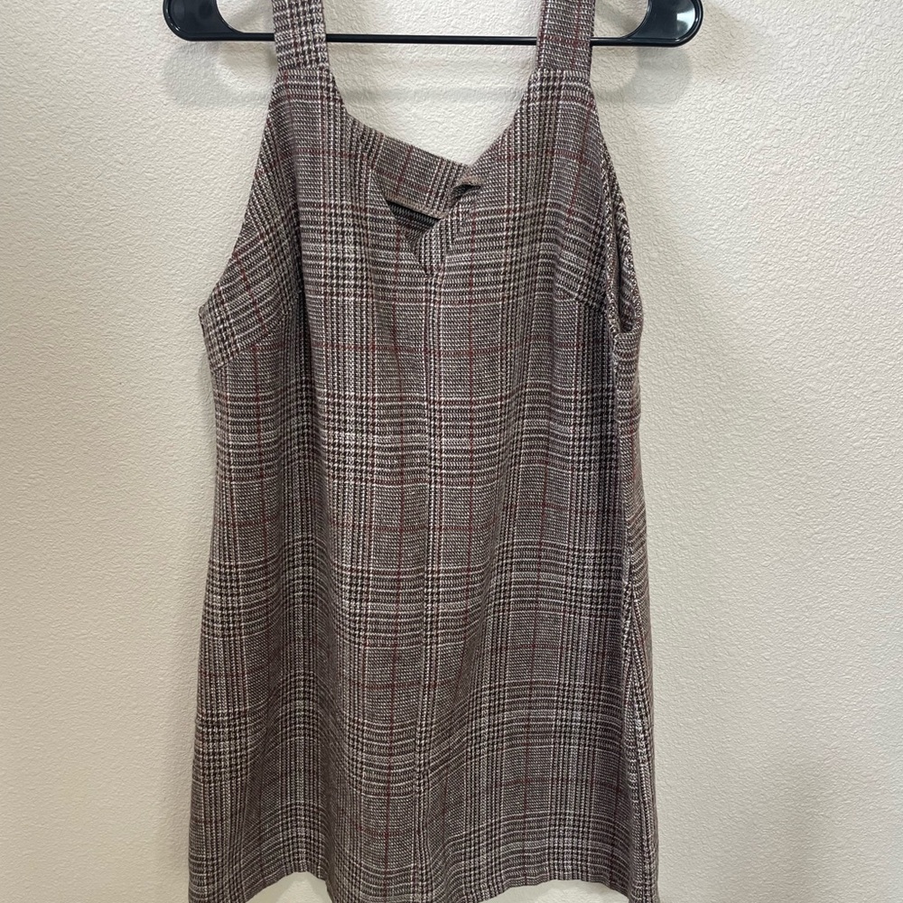 Stylish Plaid Women's Dress